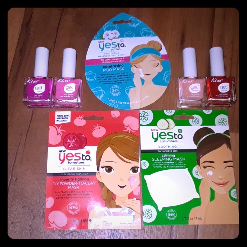 🆕️👃YES mask DIY🆕️💅kiss gel polish